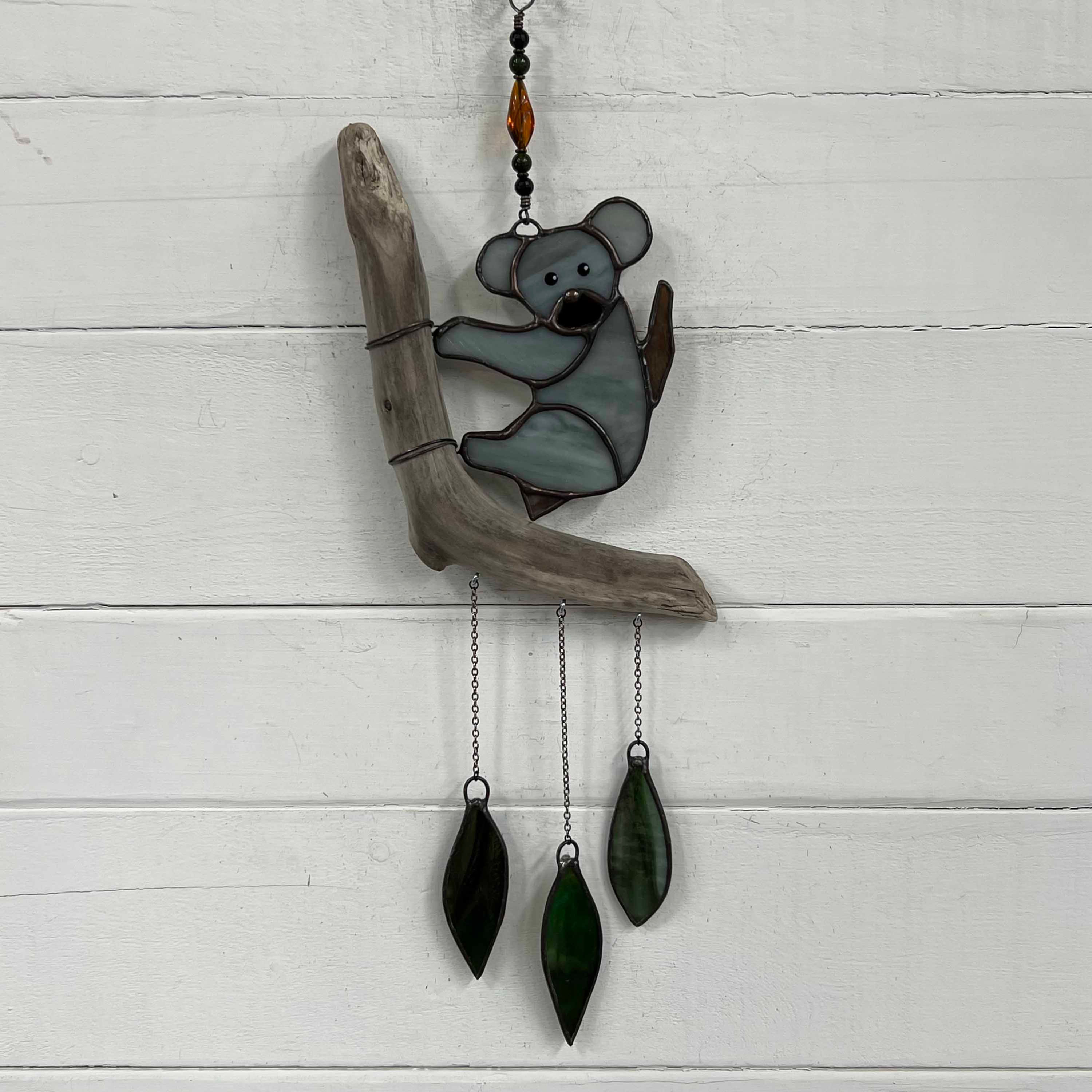Koala on Driftwood Suncatcher