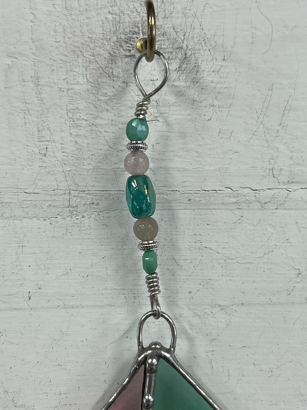 Thumbnail: Stained Glass Feather Suncatcher