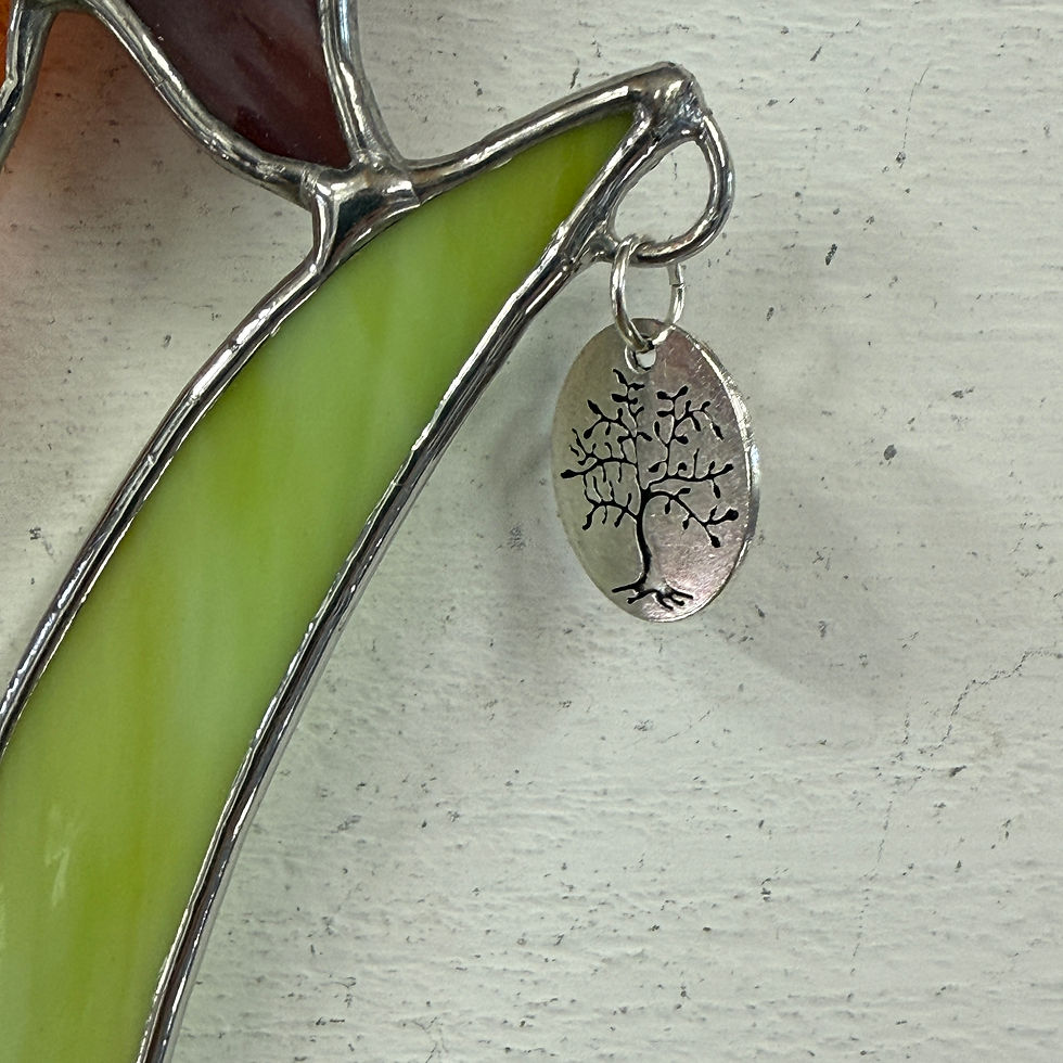 Thumbnail: Stained Glass Iris Suncatcher
