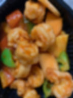 Camarones agridulces 紅粉蝦