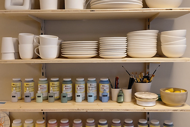atelier peinture sur céramique