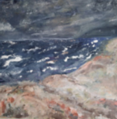 Bracing for the Storm 24"x24"