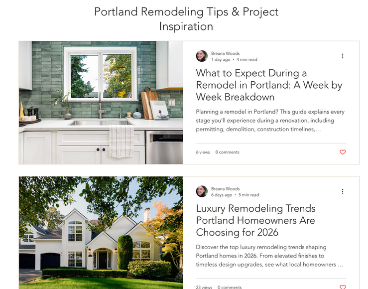 Tortoise Construction Blog Page