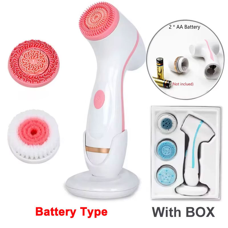 Thumbnail: 3-in-1 Sonic Facial Cleansing Brush & Massager