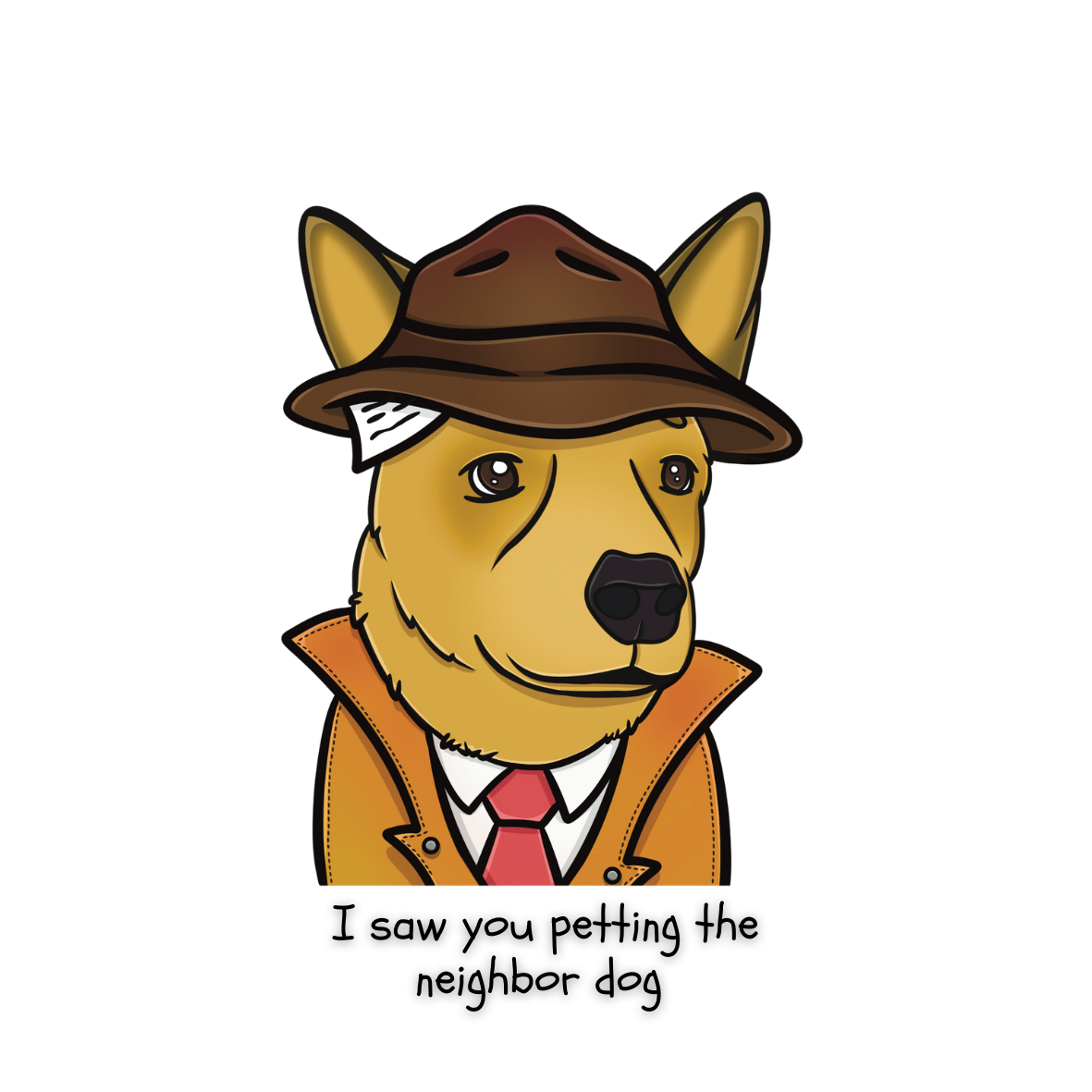 Agent Ollie 2 Inch Round Sticker