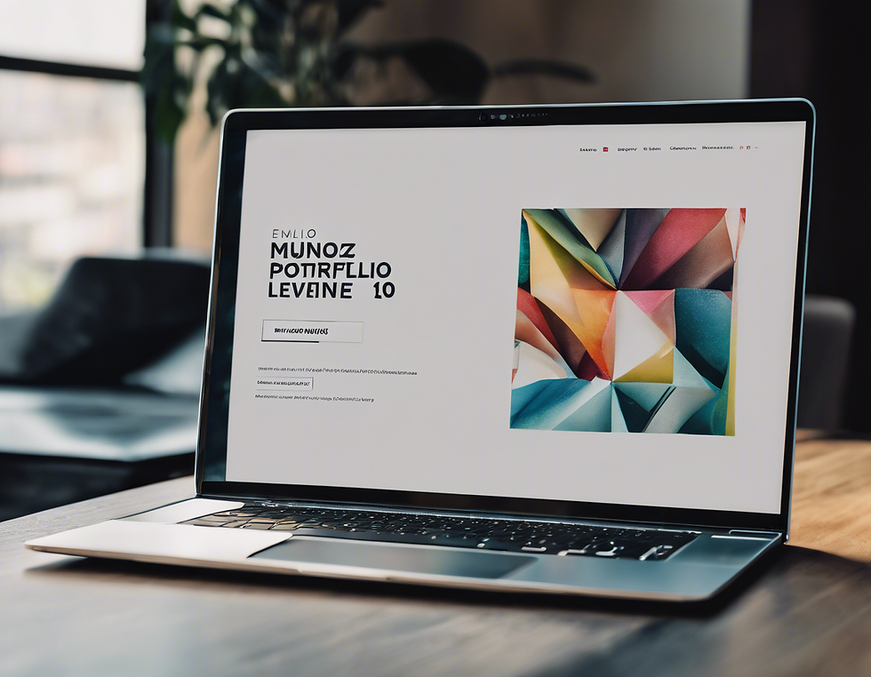 Portfolio Website: Emilio Munoz Levine's Professional Profile