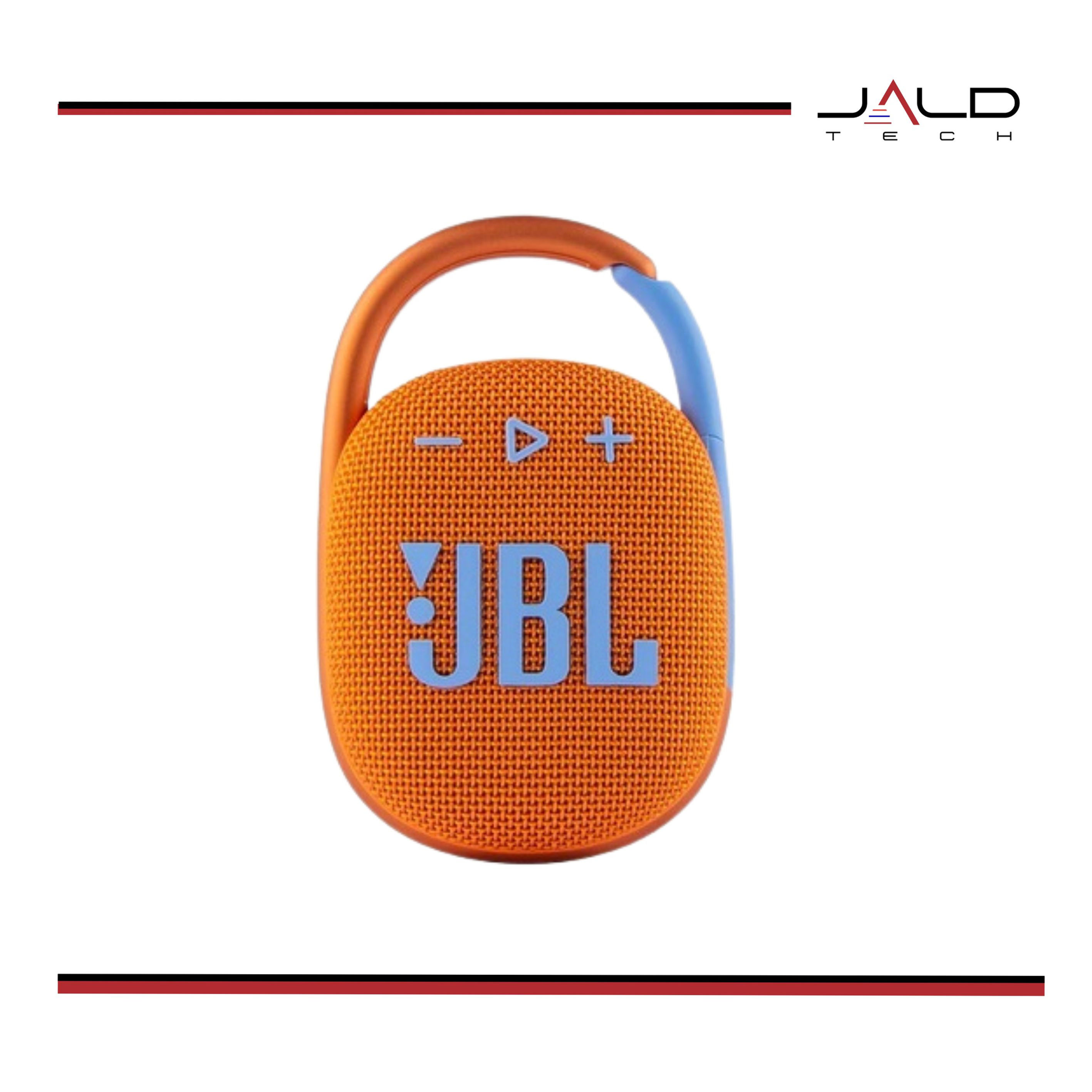 JBL Clip 4 Portable Bluetooth Speaker (Orange)