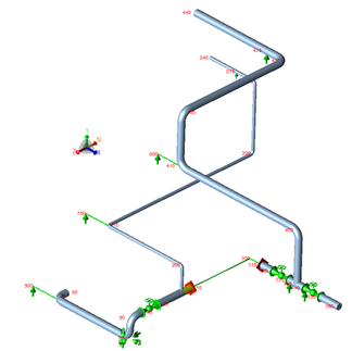 3D Pipe Route for PSV