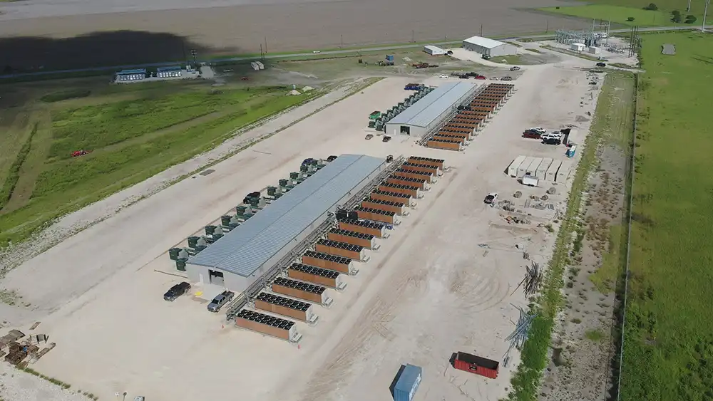 Aerial View of a Data Center