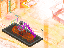 Rail Loading 3D Model