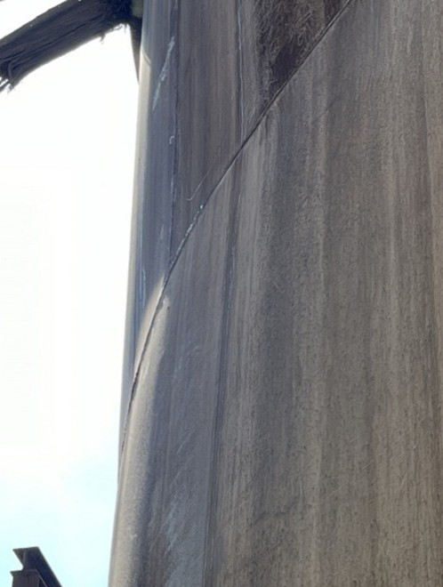 Side of a Atmospheric Tank