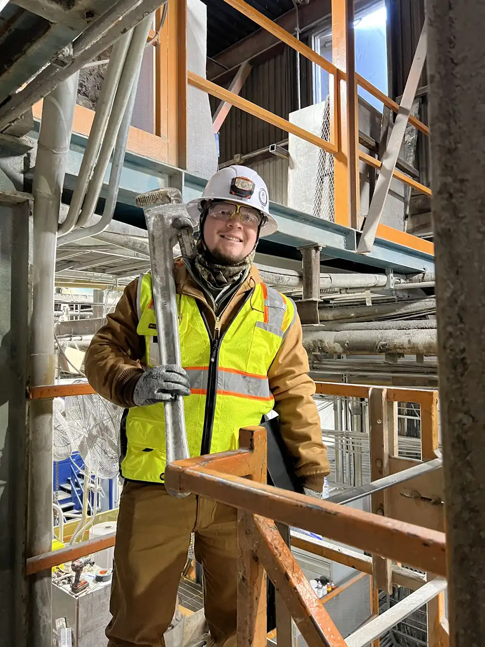 Engineer On Site at a Industrial Facility