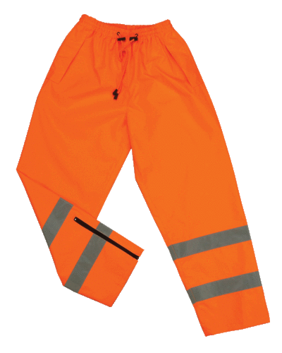 Class E Orange Rain Pants