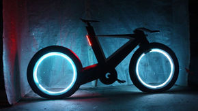 Cyclotron is the 'Tron' light cycle you peddle