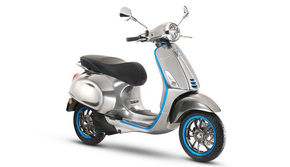 Vespa shows off its first all-electric scooter, the Electtrica