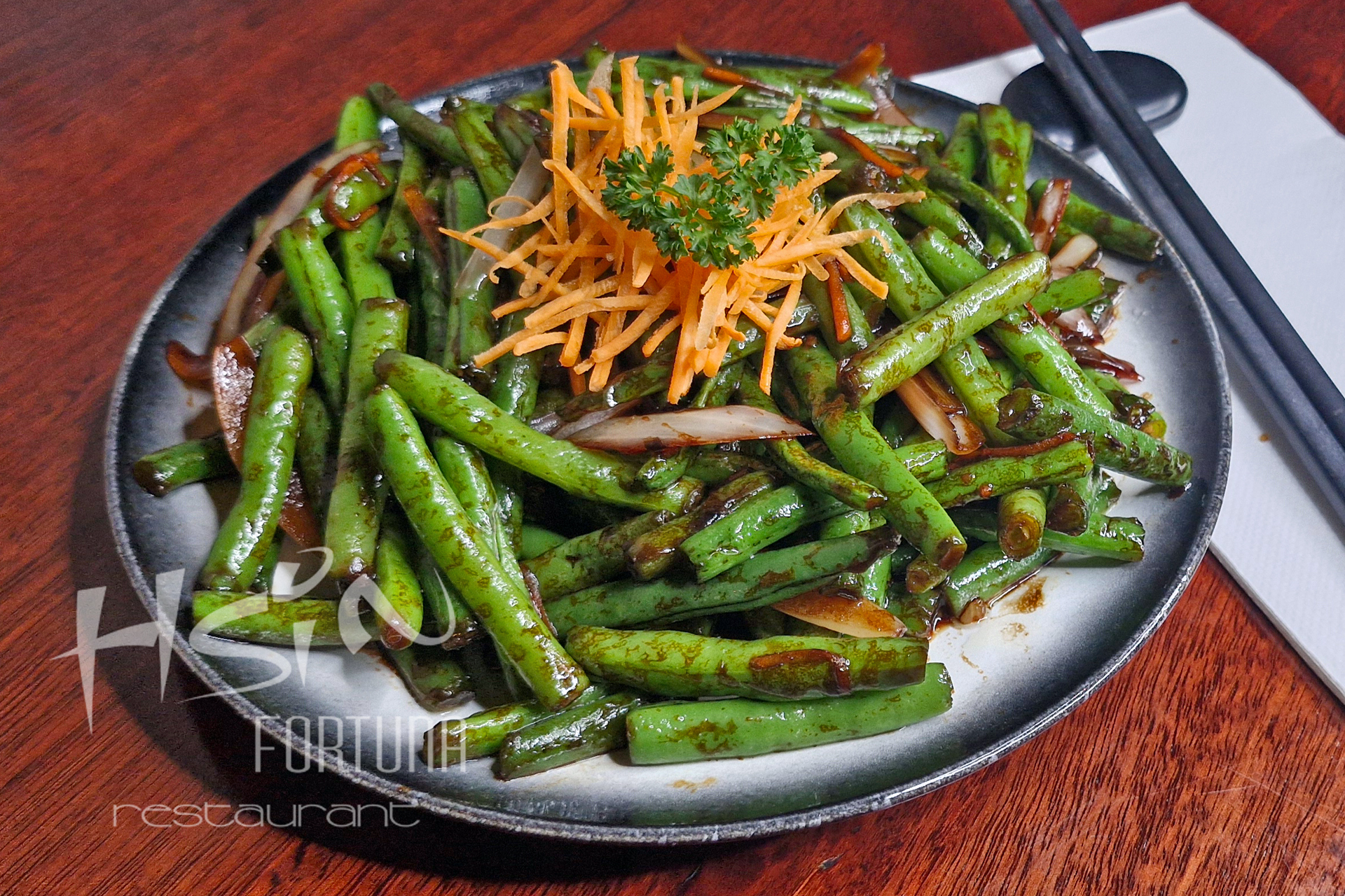 Arranged Food and Objects