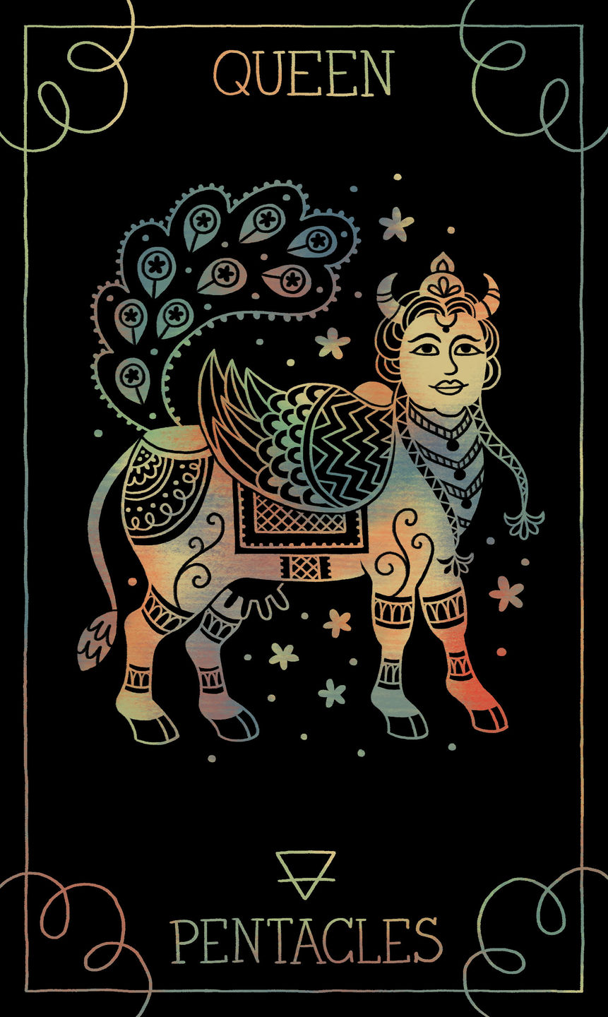 Queen of Pentacles ● Kamadhenu