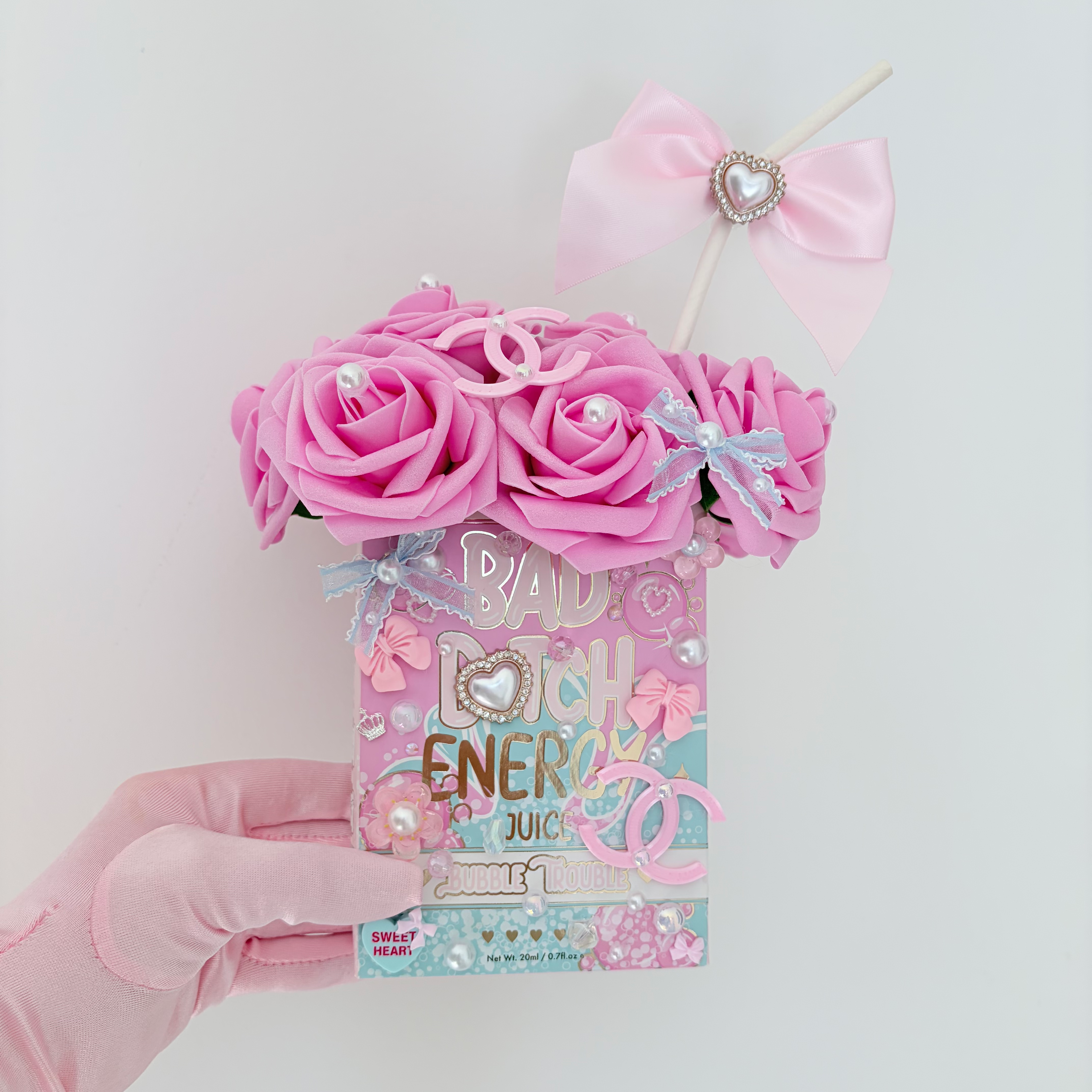 Hot Pink Floral Bad B Box