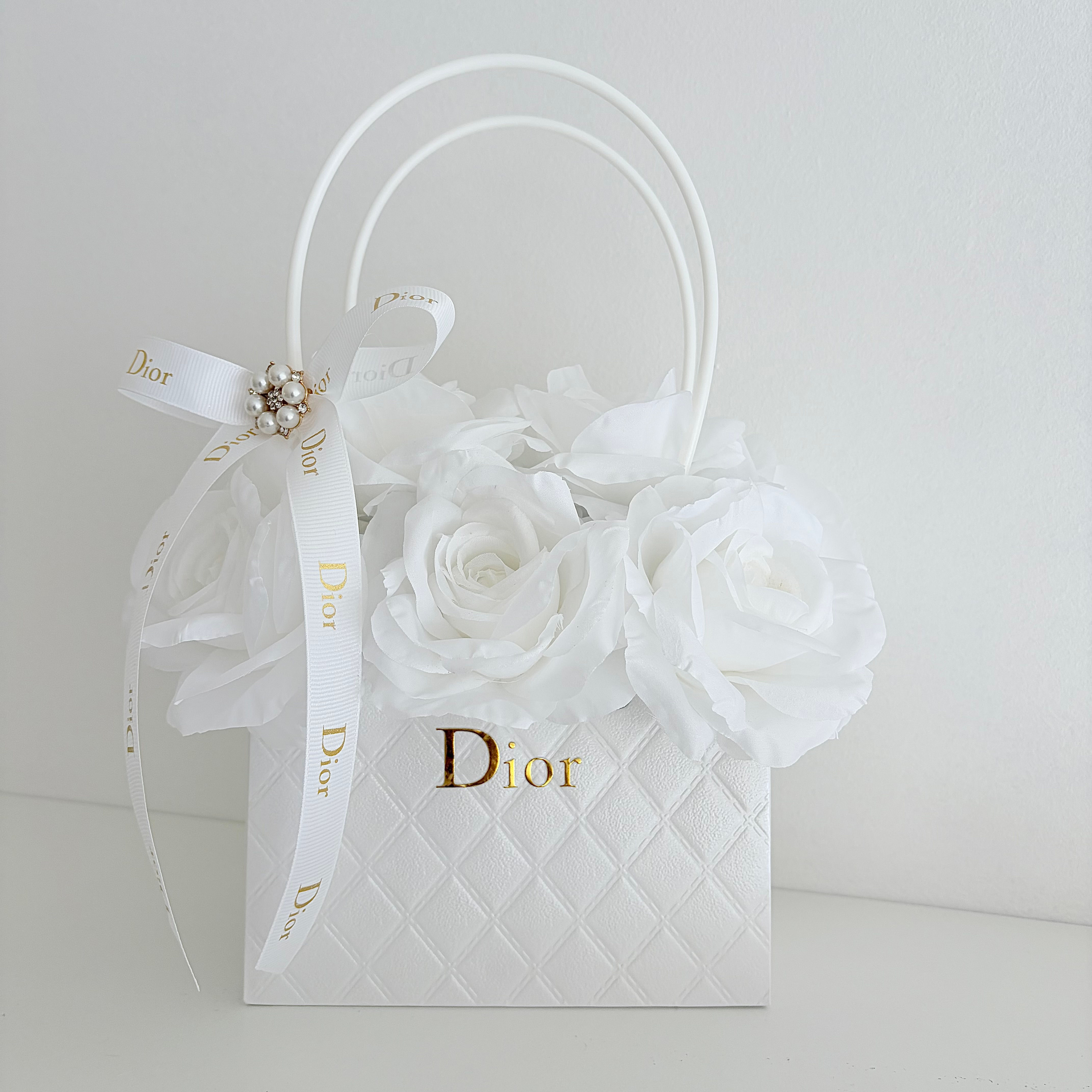 White Flower Bag