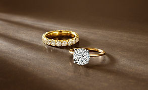 Desert diamonds bridal campaign solitaire ring and diamond band.jpg