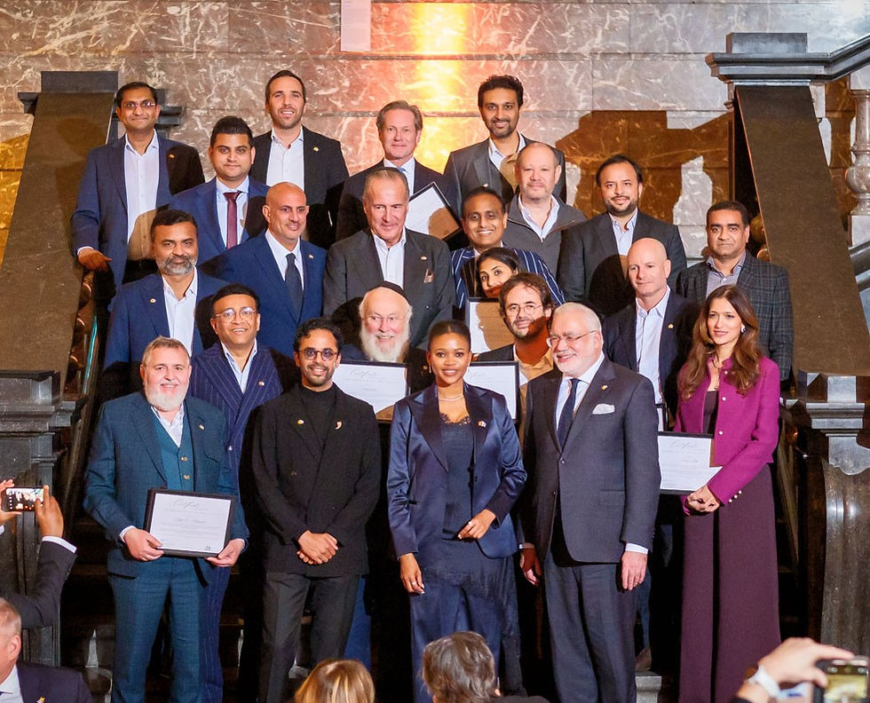 image: Minister Kenewendo with contributors to the fund. (Credit: AWDC)