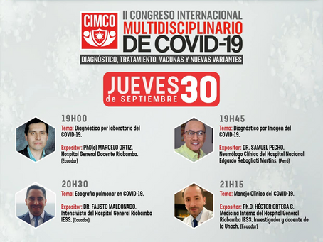 SEGUNDO CONGRESO INTERNACIONAL MULTIDISCIPLINARIO DE COVID19