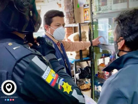 OPERATIVOS DE CONTROL SE REALIZARON EN LA PLAZA ALFARO Y ALREDEDORES