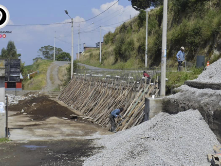 CONSTRUCCIÓN DE MUROS DE CONTENCIÓN EN EL GUZO DE QUIMIAG REGISTRA UN AVANCE DEL 60% DE EJECUCIÓN