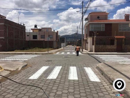 MUNICIPIO INSTALÓ SEÑALÉTICA VIAL EN LA CIUDADELA LOS NEVADOS