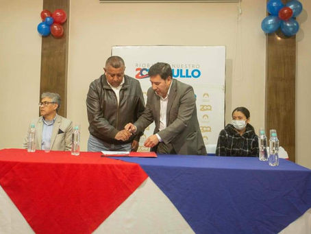 MUNICIPIO DE RIOBAMBA RECONSTRUIRÁ CANCHA Y SISTEMA DE ALCANTARILLADO DEL BARRIO SANTA ROSA