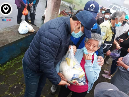 ALCALDE DE RIOBAMBA, VISITÓ ZONAS AFECTADAS POR EL DESBORDAMIENTO DEL RÍO PILALÓ EN EL CANTÓN PUJILÍ