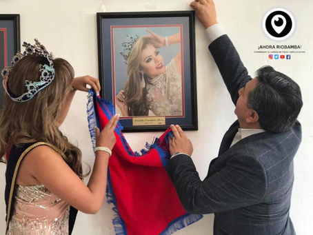 DANIELA ESCALADA FLORES YA ESTÁ EN LA GALERÍA DE REINAS DE RIOBAMBA