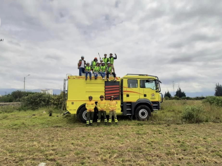 ESTUDIANTES DE LA ESPOCH RECIBIERON CURSO DE BOMBERO FORESTAL