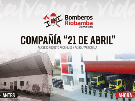 PRONTO SE INAUGURARÁ LA COMPAÑÍA "21 DE ABRIL" DEL CUERPO DE BOMBEROS RIOBAMBA
