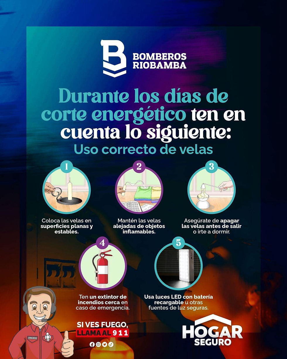 RECOMENDACIONES DEL CUERPO DE BOMBEROS RIOBAMBA 