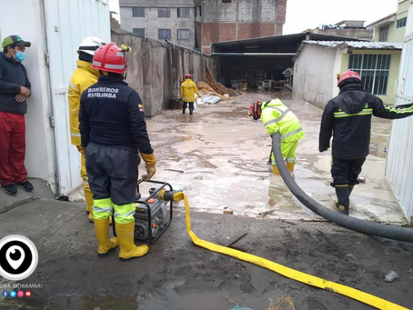BOMBEROS SE PREPARAN PARA LA ÉPOCA DE LLUVIA