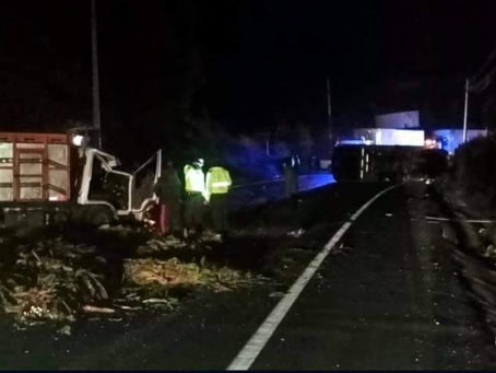 ACCIDENTE DE TRÁNSITO SE REPORTÓ EN LA PANAMERICANA SUR