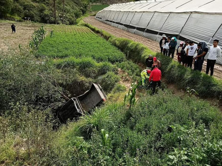 ACCIDENTE EN EL PUENTE CHIBUNGA VÍA A MACAS