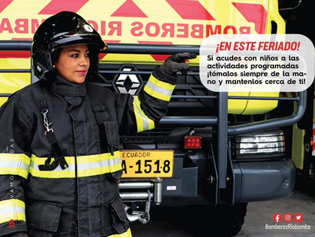 RECOMENDACIONES DEL CUERPO DE BOMBEROS RIOBAMBA