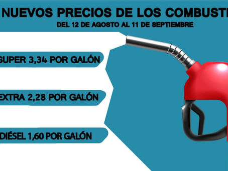NUEVOS PRECIOS EN LOS COMBUSTIBLES REGIRÁN DESDE ESTE JUEVES EN ECUADOR