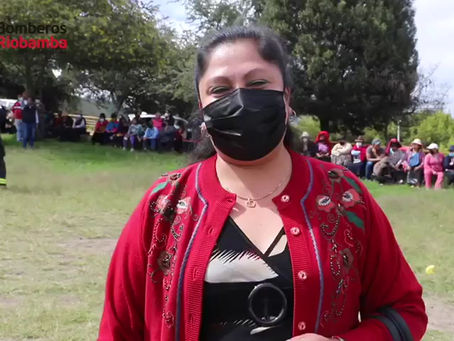 CUERPO DE BOMBEROS RIOBAMBA BRINDÓ UNA CAPACITACIÓN SOBRE USO Y MANEJO DE EXTINTORES