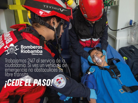 BOMBEROS RIOBAMBA ES UNA INSTITUCIÓN QUE TRABAJA PARA EL SERVICIO DE LA CIUDADANÍA