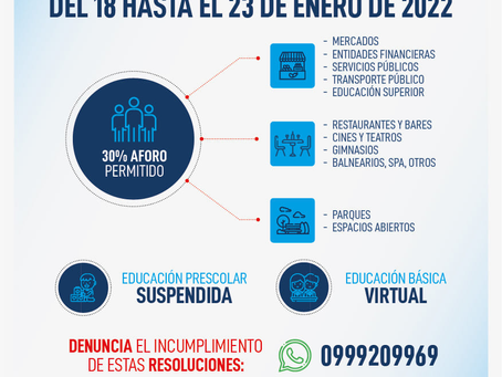 MEDIDAS ADOPTADAS POR EL COE MUNICIPAL DE RIOBAMBA
