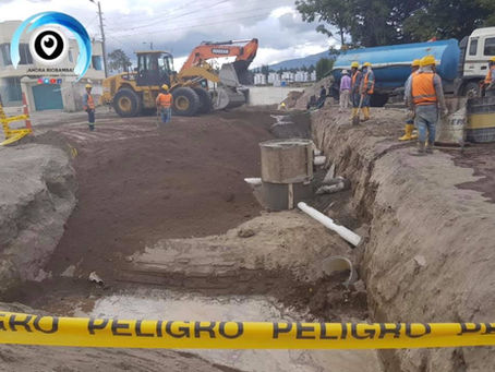 CONTINUA LA AMPLIACIÓN DE LA AV. GONZALO DÁVALOS, TOMAR RUTAS ALTERNAS