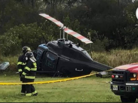 HELICÓPTERO DE LA FAE SE ACCIDENTÓ EN QUITO