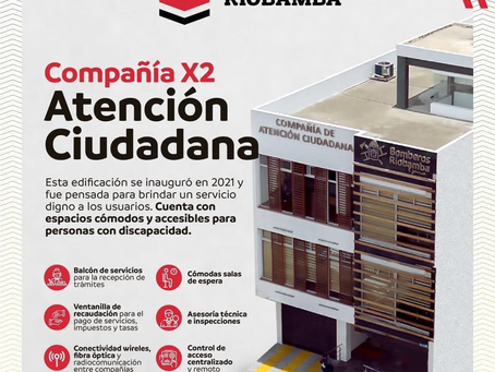 ¿YA VISITASTE LA COMPAÑÍA DE ATENCIÓN CIUDADANA DE BOMBEROS RIOBAMBA?
