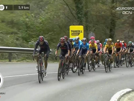 CARAPAZ EN EL PODIO DE LA VUELTA DE ESPAÑA