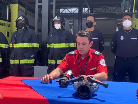 RUEDA DE PRENSA DEL CUERPO DE BOMBEROS RIOBAMBA