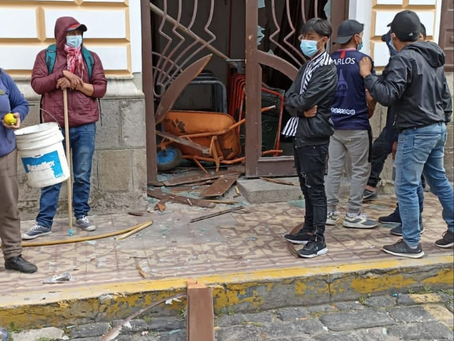 DAÑOS A LOS BIENES PÚBLICOS QUE SE REPORTAN DESDE EL CENTRO DE LA CIUDAD