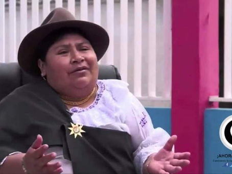 DELIA CAGUANA VICEPREFECTA DE CHIMBORAZO FALLECE POR PROBLEMAS DE SALUD